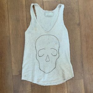 'Joss' Embellished Cashmere Tank ZADIG & VOLTAIRE